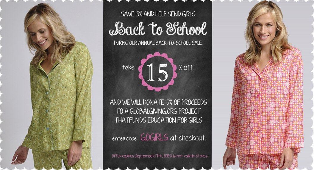 Our "Back-to-School" sale is here!