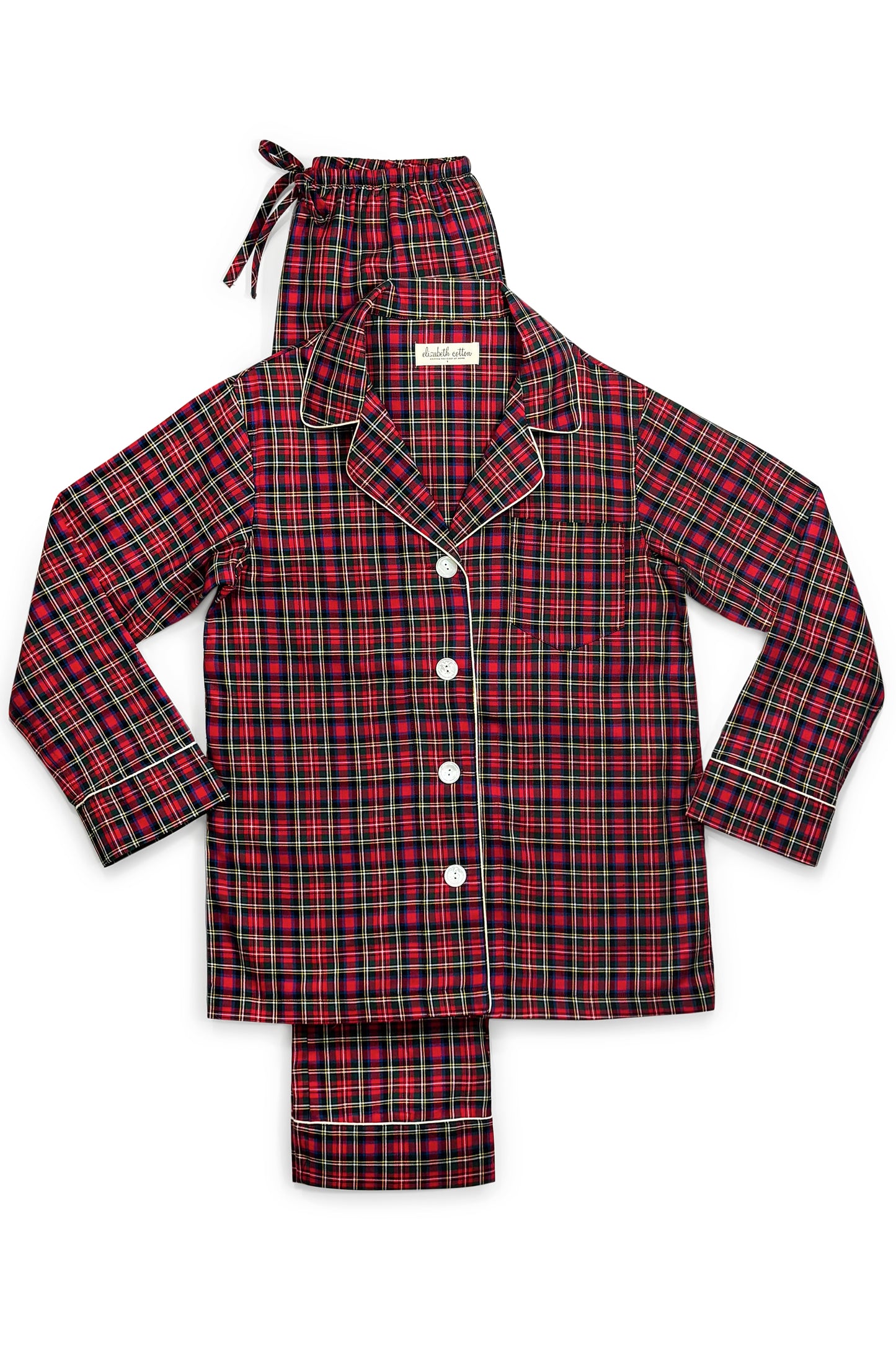 Holiday Tartan Cotton Pajamas