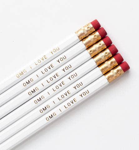 OMG I Love You Pencil Set