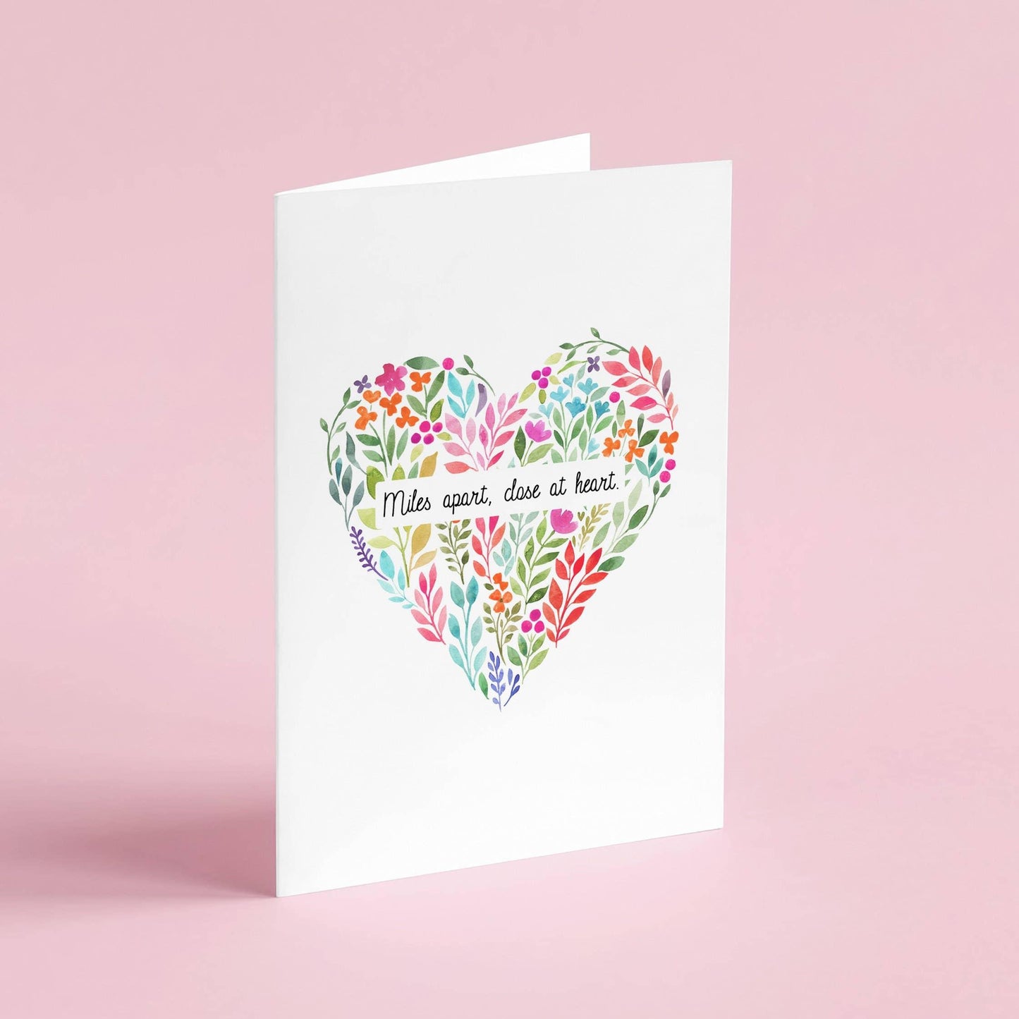 Miles Apart, Close At Heart Greeting Card