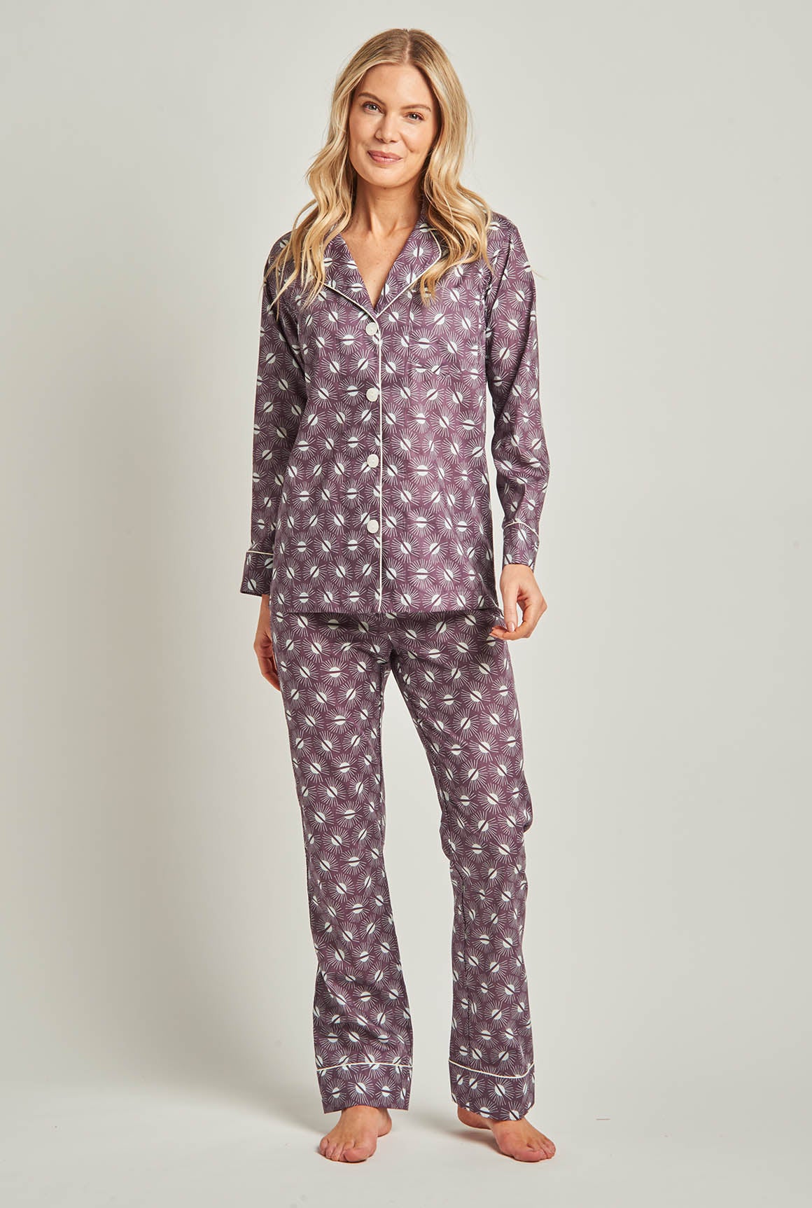 Just Love 100% Cotton Women's Capri Pajama Pants Sleepwear - Comfortable  and Stylish (Grey Plaid, Small)